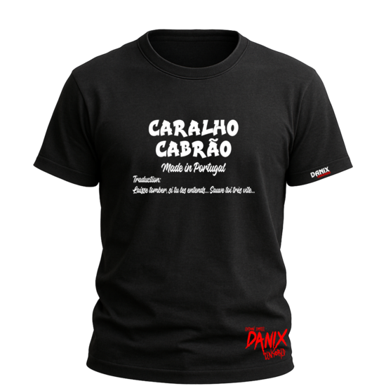 Tshirt CARALHO / CABRAO (Portugal) [DANIX CENSORED]